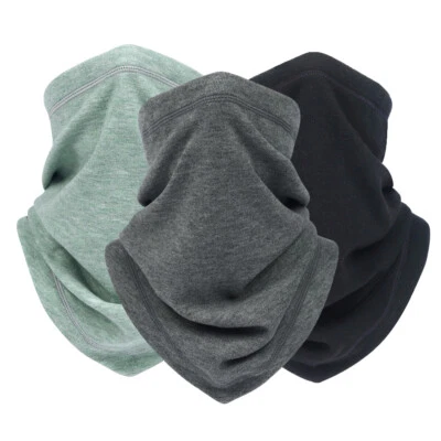 Neck Gaiter Bandana Face Mask Winter Fleece Scarf Gator Cover Head for Men Women