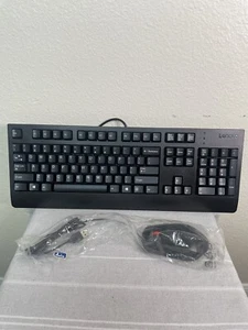 Lenovo USB Wired Keyboard And Mouse Combo Sd50l79983 - Picture 1 of 6