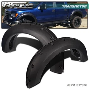 Fit For 2004-2008 Ford F150 Pickup Rivet Pocket Style Set Bolt On Fender Flares - Picture 1 of 12