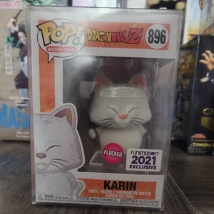 Funko Pop! KARIN #896 Dragon Ball Z Flocked 2021 exclusivo Funimation. - Imagen 1 de 4
