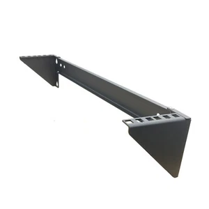 2U 19 Inch Steel Vertical Wall Mount Server Rack, Black - Picture 1 of 6