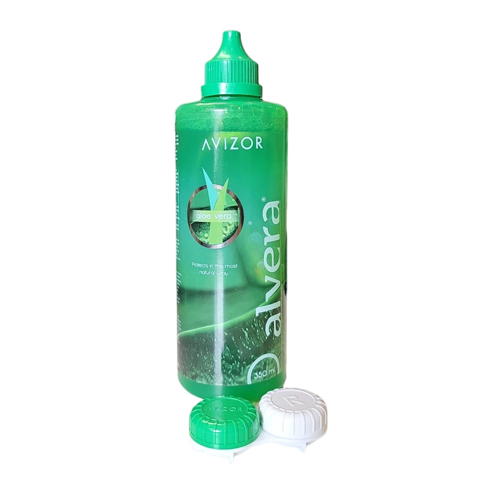 AVIZOR Alvera Kontaktlinsenflüssigkeit 350 ml für weiche Kontaktlinsen - OV