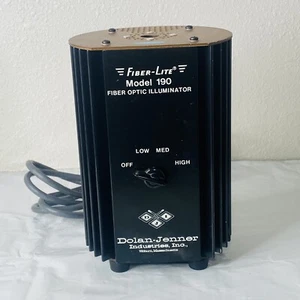 Dolan Jenner Model 190 Fiber-Lite Optic Illuminator 120 VAC 50 W - Picture 1 of 9