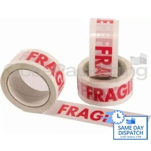 36 ROTOLI DI NASTRO PACCO IMBALLAGGIO FRAGILE 48mm x 66M - Foto 1 di 6