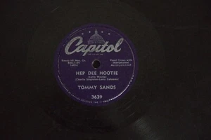 78 RPM Teen-Age Crush Hep Dee Hootie Tommy Sands Capitol 3639 - Picture 1 of 4
