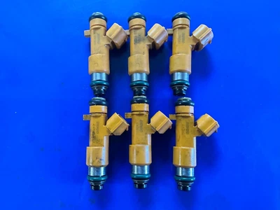 14 15 16 INFINITI Q60 Q70 3.7L - JUEGO INYECTOR COMBUSTIBLE (6) DENSO EH7H0 / 95043111 Foto 1 de 4