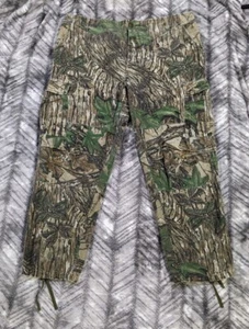 Vintage Realtree Cargo Camo Pants Mens XXL Hunting Military Combat Double Knee - Picture 1 of 14