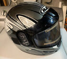 Hjc Von Breaker Full Face Motorcycle Helmet Cs-12,Sz 3Xl Black/White/Silver Gray