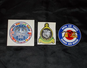DNY NATO DAYS 2012 CZECH 1 FIGHTER SQUADRON TIGER RAF SAR ZAP STICKER DECAL SET - Picture 1 of 4