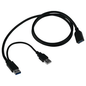 USB 3.0 Extension Cable Female to Male Data Extra Power Connector Type A Wire 1m - Picture 1 of 7