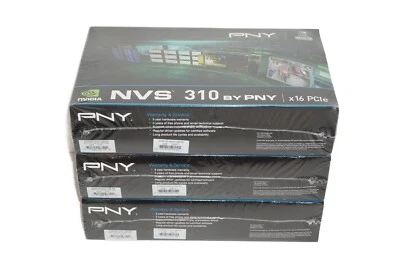 PNY NVIDIA NVS 310 1GB Graphic Card for DisplayPort or DVI VCNVS310DVI-1GB-PB 🔥 - Image 1 of 4