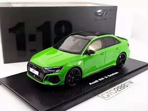 GT Spirit 1:18 scale AUDI RS3 Sedan 2021 - Green(LE 999) GT414 /RS 3 - Picture 1 of 7