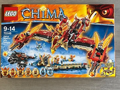 BRAND NEW AND SEALED LEGO 70146 CHIMA FLYING PHOENIX FIRE TEMPLE - Image 1 of 4