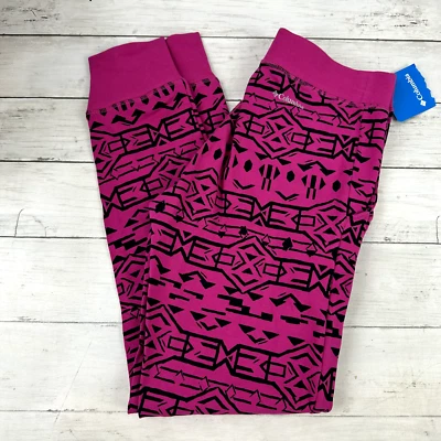 Columbia Woman’s Holly Hideaway Leggings NWT Sz Small pink black aztec Print - Image 1 of 4