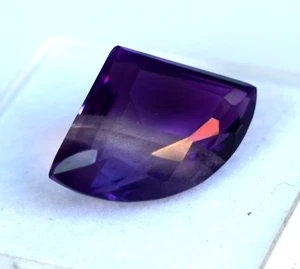 Flawless AAA 8.50Ct Certified Natural Beautiful Amethyst Fancy Shape Loose Stone - Picture 1 of 9