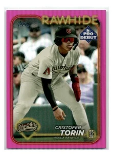 2024 TOPPS PRO DEBUT CRISTOFER TORIN FUCHIA FOIL 029/199 PD-192 DIAMONDBACKS - Picture 1 of 2