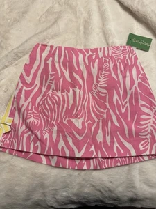 Lilly Pulitzer Girls Pink & White Skort Size 12 NWT - Picture 1 of 11