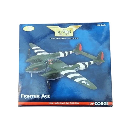 Corgi P-38J Lightning Capt Robin Olds 1:72 Scale Model Plane - Image 1 of 4