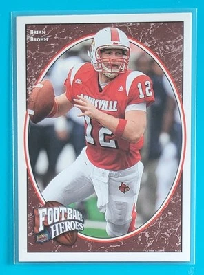 2008 Upper Deck Heroes #114 Brian Brohm Louisville Cardinals Football Card  - Image 1 of 2