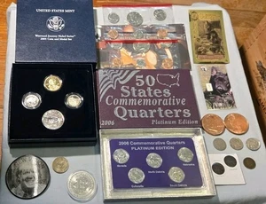 Big Lot Of Coins - Gold - Silver - Copper - Mint Sets - Picture 1 of 11