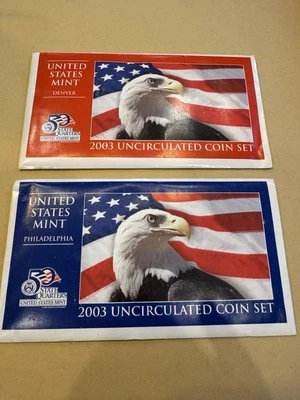 2003 Uncirculated Coin Set U.S Mint Government Packaging OGP COA - Image 1 of 2