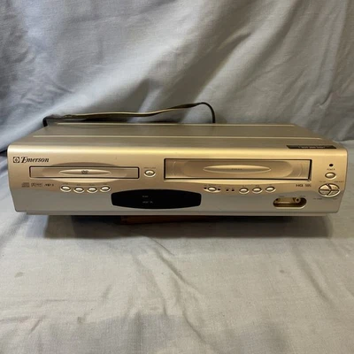 Emerson EWD2203 DVD/VCR Player For Parts DVD Tray Opens Will Not Load VCR Tape - Image 1 of 4