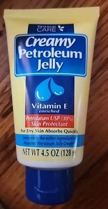 CREAMY Petroleum Jelly w/ Vit E, 4.5oz Personal Care PHARMACY FRESH! ^ - Picture 1 of 2