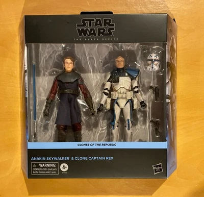 Hasbro Star Wars Black Series Clon of the Republic Anakin & Clone Captain Rex Foto 1 de 4