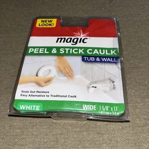 Magic Tube & Tile Peel & Stick White Caulk - 1 -5/8 X 11" New In Package. - Picture 1 of 3