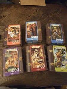 Lot Of 6 1000 Piece Jigsaw Puzzles: Little Red Riding Hood AND 5 MORE - Picture 1 of 14