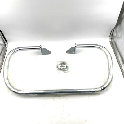 Protector de motor cromado OEM Harley 49010-06 barra de choque de carretera 06-17 Dyna Foto 1 de 4