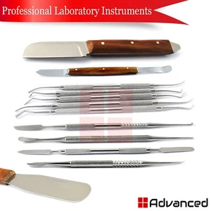 Set Of Lab Technician Tools Dental Wax Carvers P.K Thomas Mixing Spatulas Knives - Picture 1 of 9