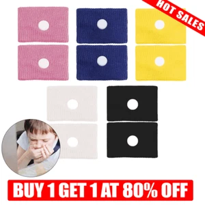 Wiederverwendbare 2er Pack Anti Erbrechen Bewegungskrankheit Armband Armband für Kinder Erwachsene. - Bild 1 von 17