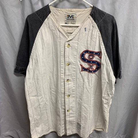 Chicago White Soxs Jersey Adult Large White Mirage Frank Thomas #35 90s Men’s Cover