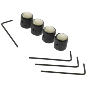 4 Sets Eingelegter Weißer Muschel Knopf Bassgitarre Elektrische - Imagen 1 de 16