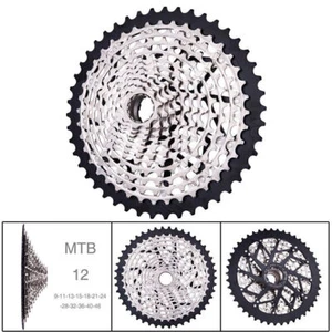 ZTTO Cassette MTB XD 12Speed 9T-46T Freewheel Ultralight Durable Sprocket Silver - Picture 1 of 6