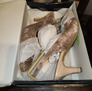 NEW KAREN SCOTT Glenna Slingback Pumps Natural Sz 9.5 - Picture 1 of 8