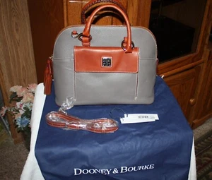 Dooney & Bourke BCAMB0778 ELTN Aubrey Satchel Elephant Gray *NOSWT - Picture 1 of 12