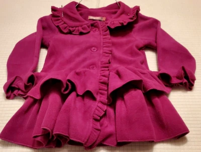 Abrigo Jelly the Pug Chelsea NIÑAS 4T Púrpura Volantes NUEVO CON ETIQUETAS ENVÍO GRATUITO Foto 1 de 3