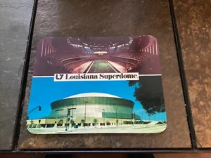 1975 Eröffnung der großen Postkarte des Louisiana Superdome - Bild 1 von 2