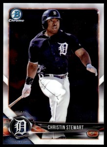 2018 Bowman Chrome Prospects ** Christin Stewart Detroit Tigers #BCP130
