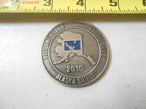 RARE 2010 ALASKA SHIELD ARTIC EDGE GUARD NAVY USMC USAF MILITARY CHALLENGE COIN - Picture 1 of 5