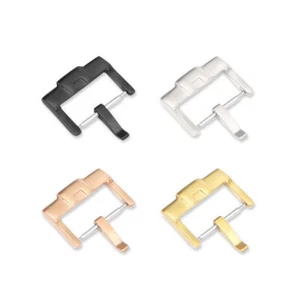 For Watch Band 18 20 22 24mm Watch Buckle Clasp 316L Brushed Stainless Steel - Picture 1 of 11