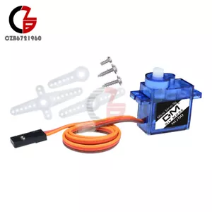 9G Micro Servo Metal SG90 Mini Motore Ingranaggi Per Giocattoli Robot Elicottero Auto Barca - Foto 1 di 10
