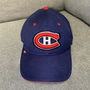 Vintage Zephyr NHL Montreal Canadiens Curved Bill Wool Blend Hat Size 7 1/8 - Picture 1 of 7