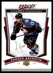 2007-08 Upper Deck MVP Andrew Brunette #5