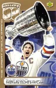 1999-00 UD Kraft Dinner Factory Set The Great One #NNO Wayne Gretzky Oilers - Imagen 1 de 2