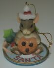 Charming Tails Leaf & Acorn Cookie For Santa Ornament Fitz And Floyd  Dean Griff