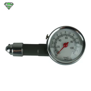 Heavy Duty Tyre Pressure Gauge | Metal Body | 10-100psi - Picture 1 of 3