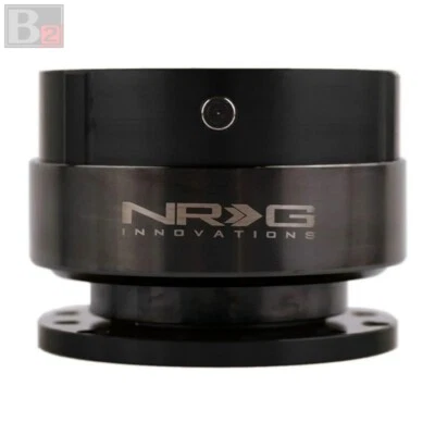 NRG Gen 2.0 Black Steering Wheel Quick Release Hub Kit Universal Fitment - Image 1 of 4